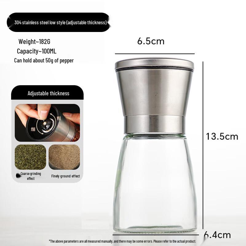 Manual Stainless Steel Grinder Set