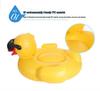 Inflatable Big Yellow Duck Float Bed - Thickened, Big-Eyed Playground Raft