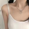 Punk Retro Heart Pendant Choker Collar Hip Hop Chunky Thick Chain Necklace Women Jewelry Gift