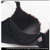Sexy Leopard Print Front-button Bra for Small Breasts Push-up Bra for Side Breasts and Anti-sagging No Steel Ring Seamless Back Bra