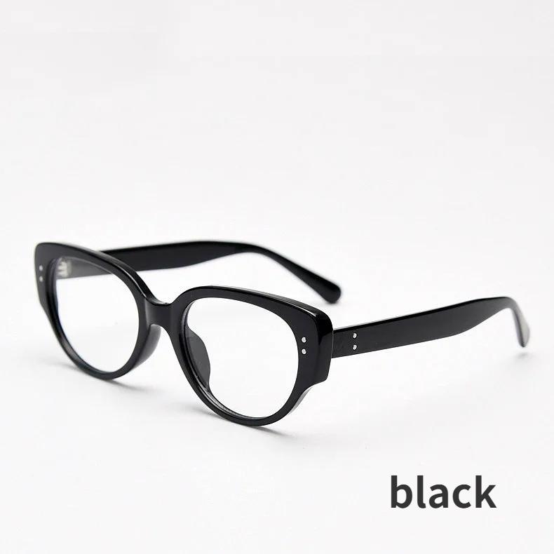 Occhiali da vista di lusso con finitura Cat Eye, miopia, unisex, occhiali da vista da vicino, anti-luce blu, diottrie negative