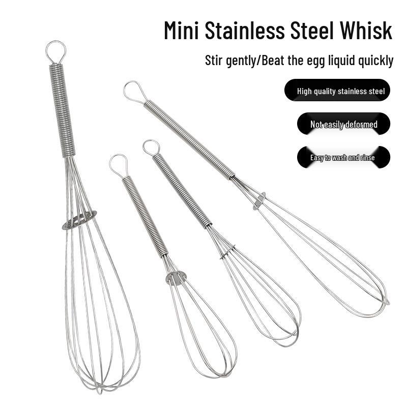 Stainless Steel Handheld Whisk for Baking and Eggs
