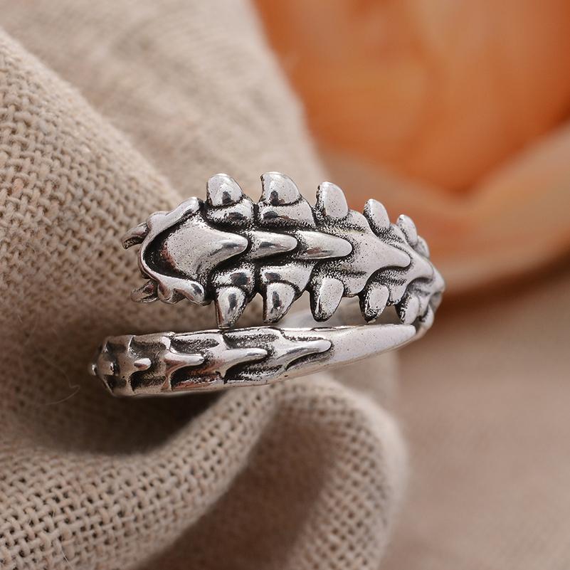 New Arrival Vintage Centipede Design Thai Silver Men Ring For Party Gifts Never Fade Cheap