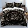 Modern Abstract Patterned Design Set Exquisite three-piece bedding set gift for kids and adults