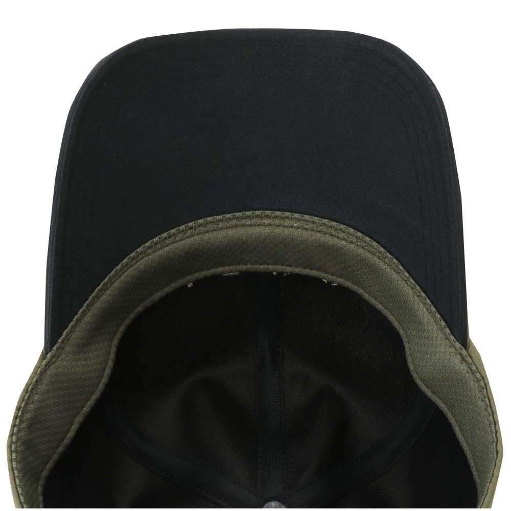 Mizuno Khaki Golf Cap with Side Logo and Sunglasses Keeper Men's (E2MWB502)