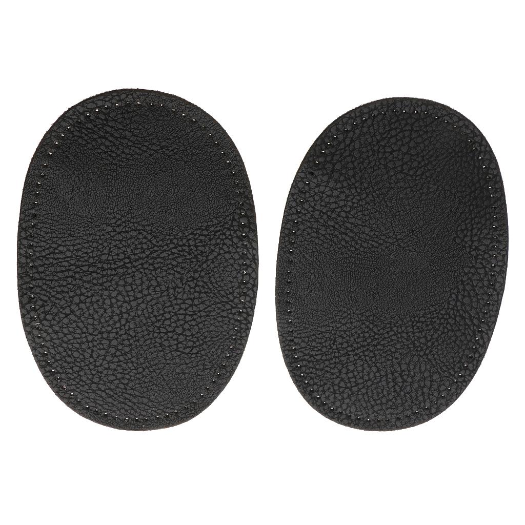 1 Pair Leather Elbow Knee Path Applique for Jeans Shirt Clothing Reapir