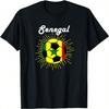 Senegal Soccer Graphic Design Senegalese Flag T-Shirt