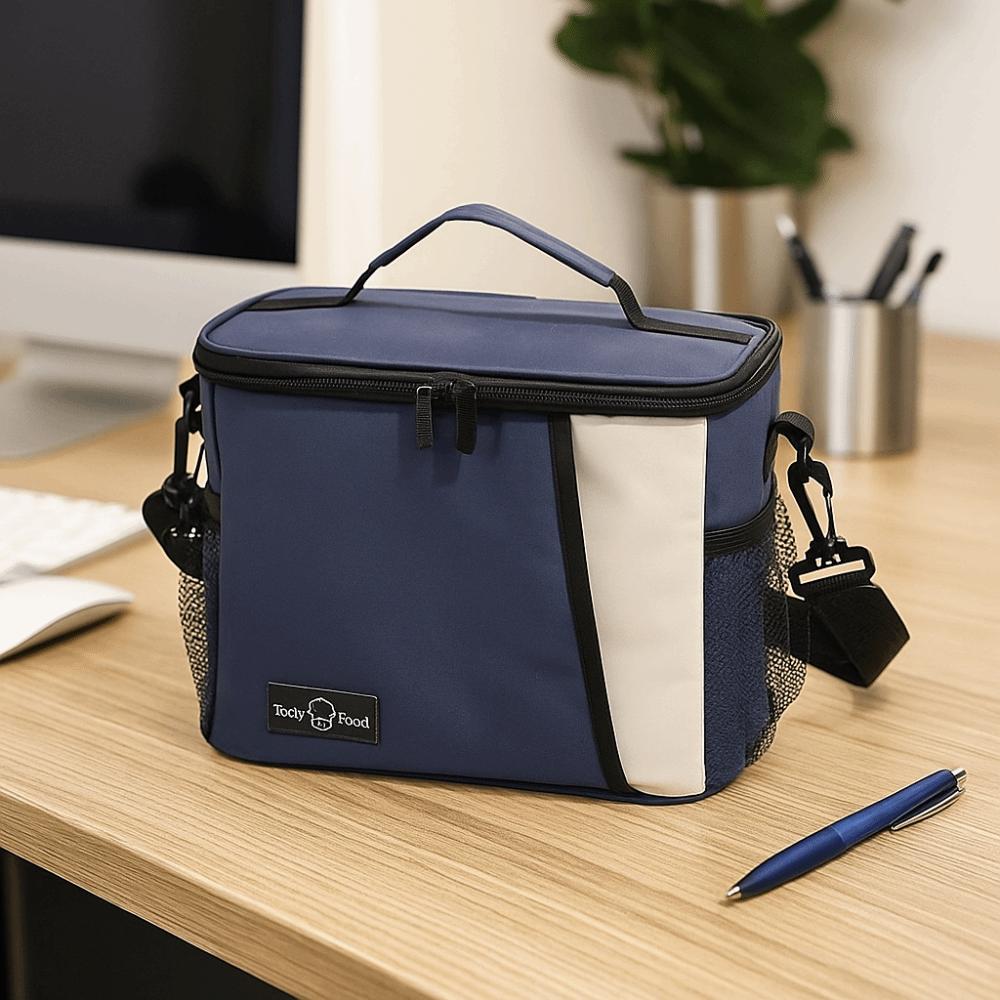 Large Capacity Picnic Bag Leakproof Food Tote Bag Lunch Carrier Insulated Food Bag  Outdoor