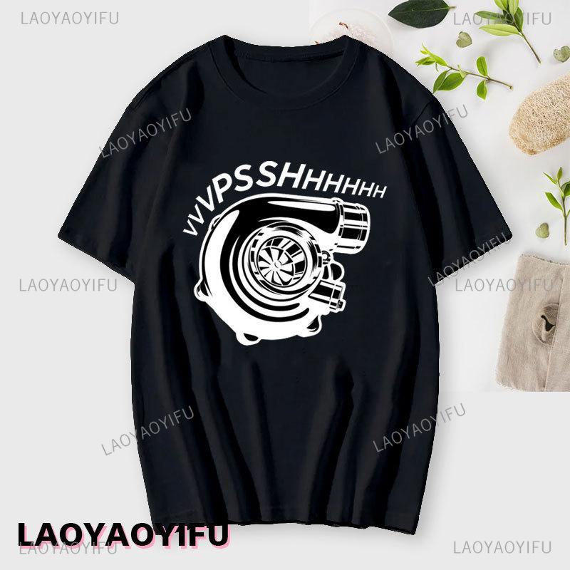 2024 New Turbo Spins Printing T Shirt for Unisex Summer Cotton Crewneck Tops Shirt Fashion Personality Tshirts Unisex Sweashirt Tee Unisex
