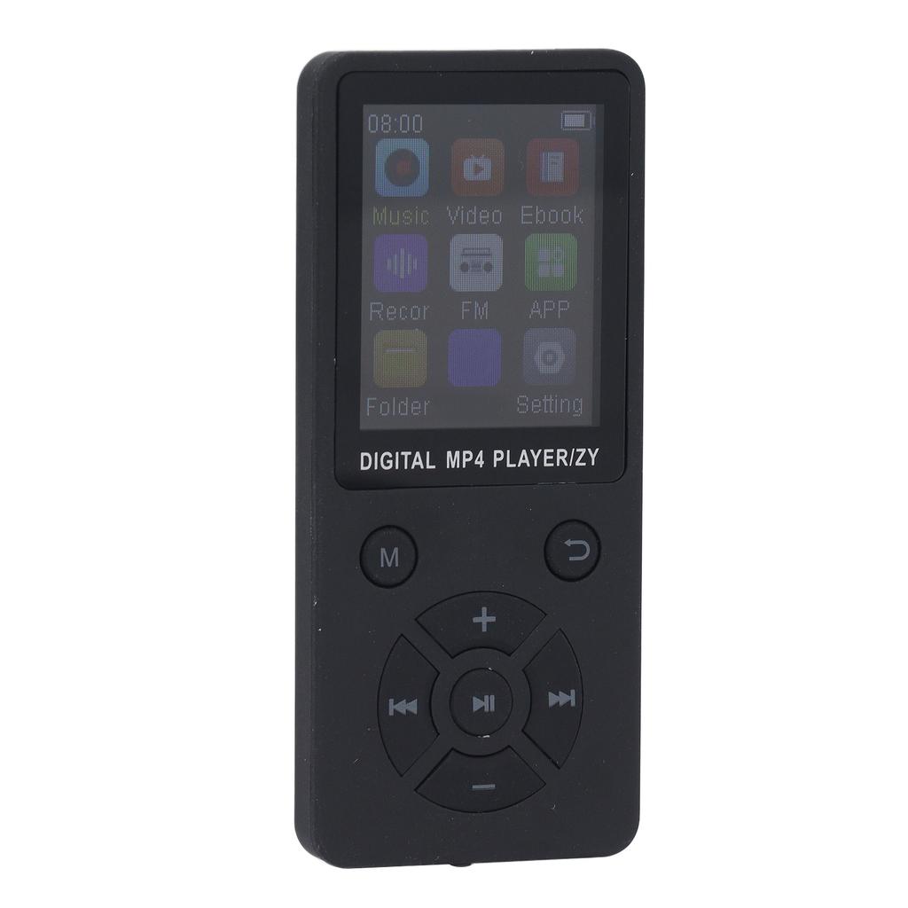 64GB MP3 MP4 Player with Bluetooth 5.0 1.8 Inch Screen Portable HiFi Music Player with Speaker Video FM E Book Earphone