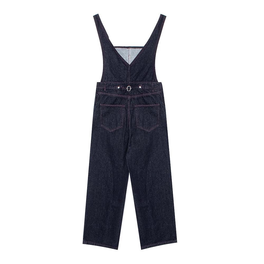 Women's Vintage Denim Overalls: Autumn Korean Style, Age-Reducing, Versatile Design