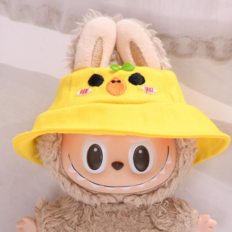 Pandantiv pălărie Labubu de 17 cm: Accesoriu vestimentar/Breloc/Amulet pentru geantă de umăr/Cană cu apă