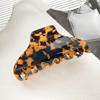 Hair Clip Fresh Acetate Hair Claw Solid Color Tortoiseshell Hair Claw Printing Shark Clip  Girls