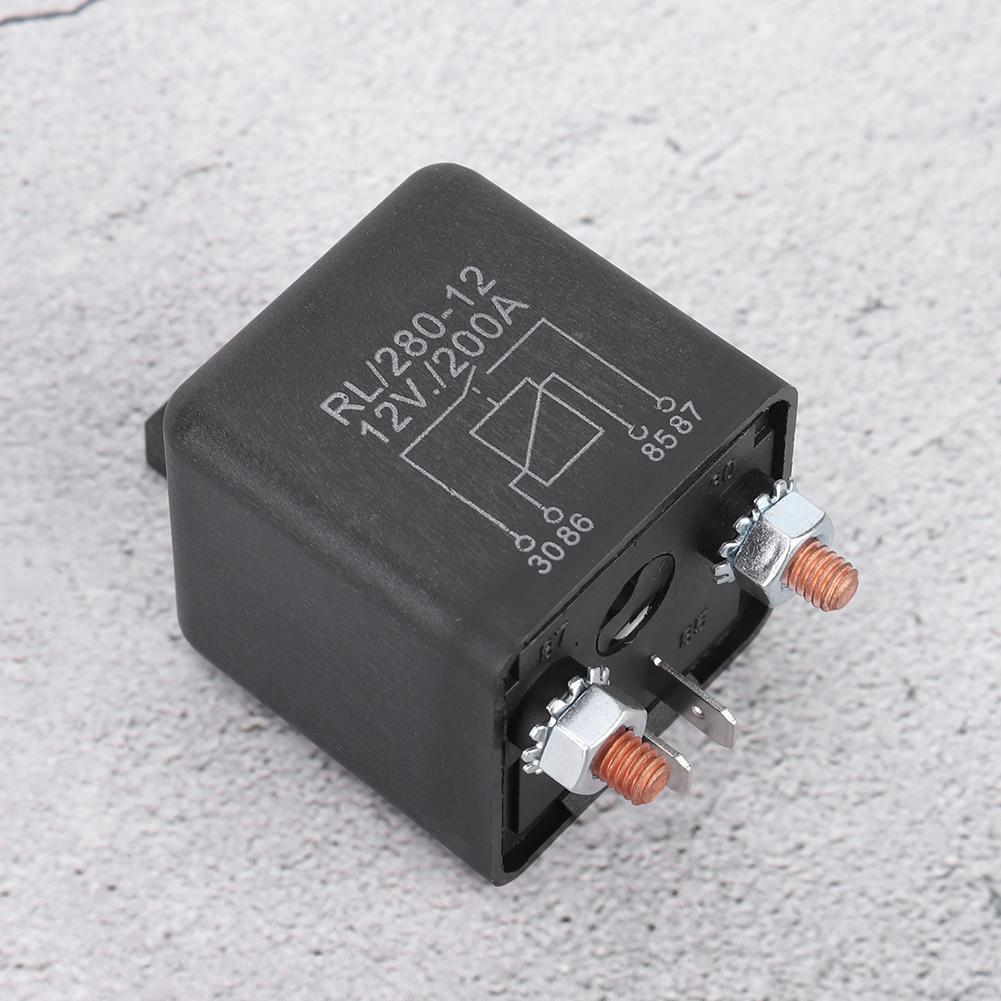 WM686 Spínací relé startéru 12V 4pinové OnOff relé Auto Vysoce zatížitelné startovací relé RL180 200A