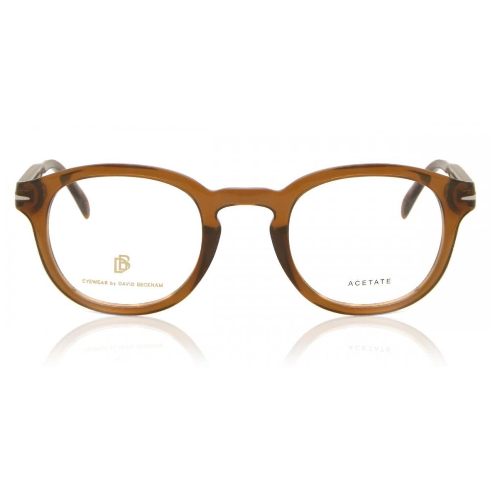 

David Beckham Db 7017 Fmp Unisex Eyeglasses Transparent Brown/48-24-145
