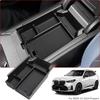 For BMW X3 2024-Present Car Armrest Box Storage ABS Door Windows Lift Cover Storage GPS Organizer Under Centrol Control Tray