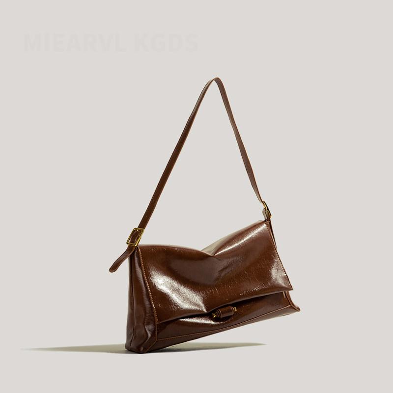 Geantă de umăr simplă pentru femei de capacitate mare, culoare uni, modă simplă, potrivită cu orice, geantă tote de damă, geantă de mână vintage de lux ușor