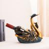 European Premium Swan Ornaments Modern Home Wine Cabinet Resin Craft Gift Idea Housewarming Red Good Wine Rack Decoration Gift Idea Gift Idea