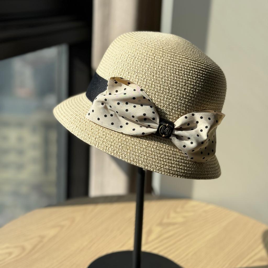New Summer Sunshade Straw Hat Women's Sunscreen Hat Travel Beach Hat Bucket Hat Outdoor Basin Hat