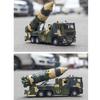1/50 Alloy Military Missile Launch Vehicle Toys Cars Models Wheel Pull Back Rocket Launcher Light Sound Vehicles for Kids Gifts