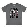 Lustige Kleinkind T-Shirts Wildes Kind Sarkastisch Wildtier Grafik Neuheit T-Shirt für