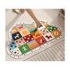 Cute Cartoon Diatom Mud Floor Mat, Bathroom Non-Slip Absorbent Quick-Drying Floor Mat, Bathroom Door Dirt-Resistant And Wear-Resistant Floor Mat