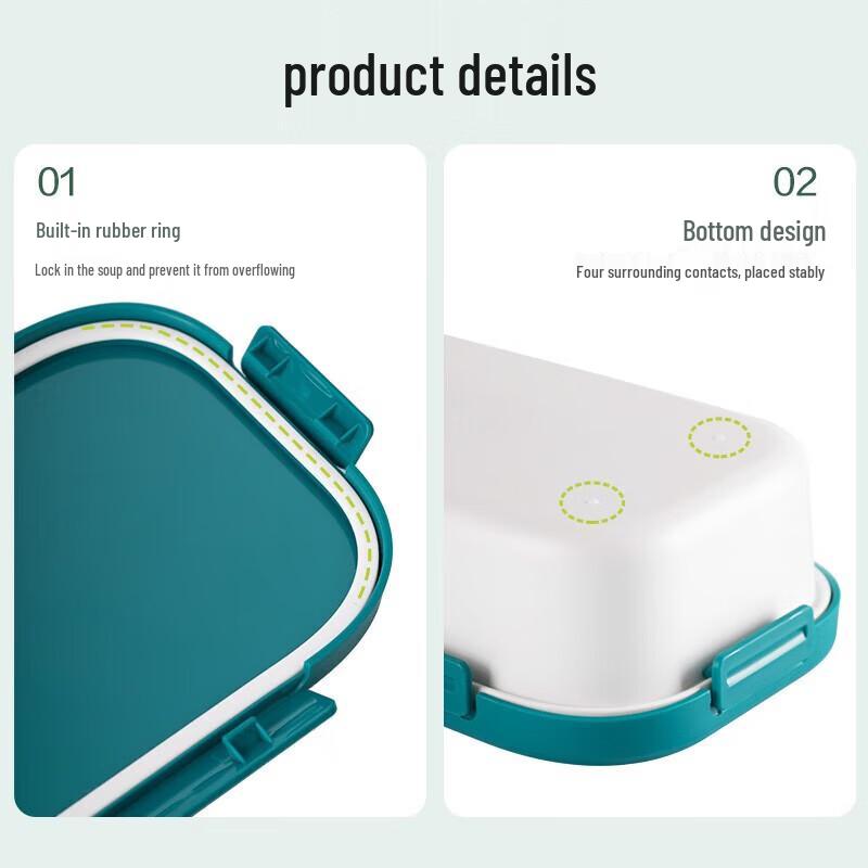 Chahua 1100ml Divided Bento Box