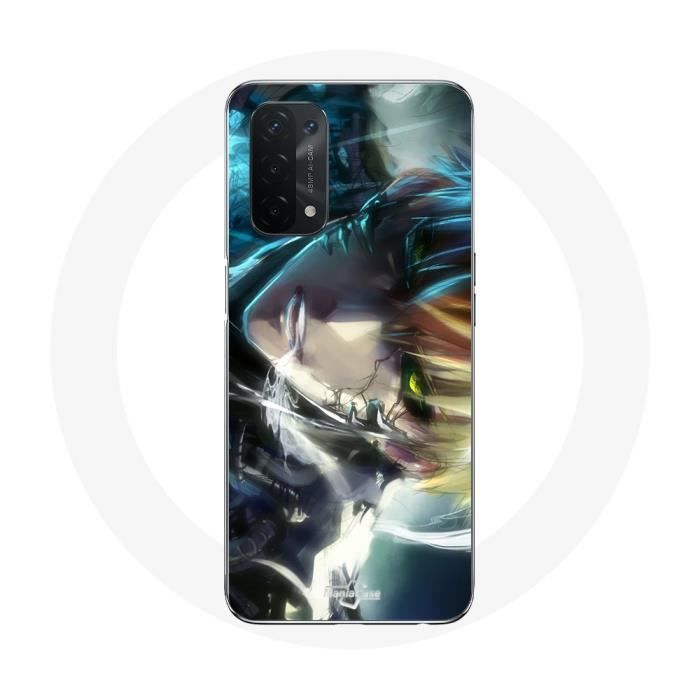 Coque - Maniacase - Oppo A74 5G - Manga - Genos - Souple - Noir