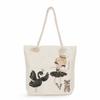 Ballet Print Thick Rope Single-shoulder Beach Bag 7246 CLE