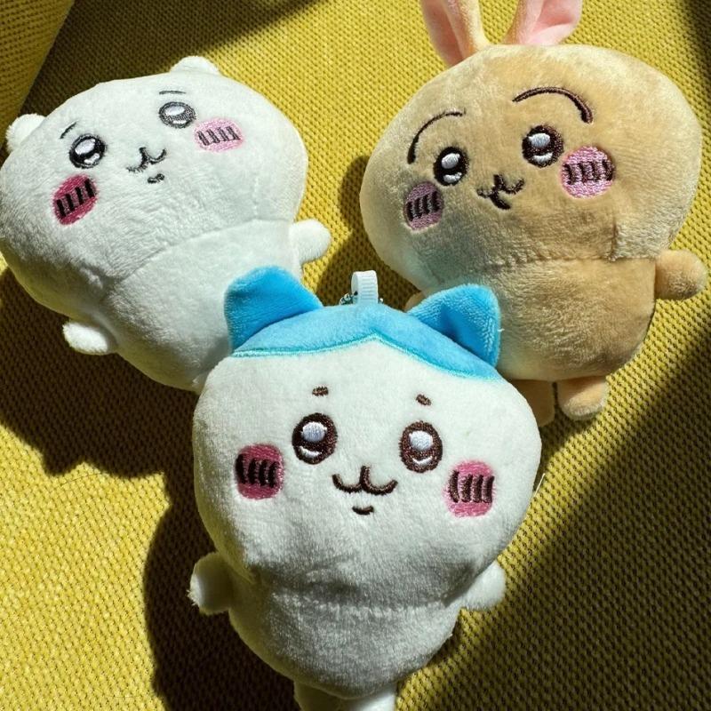 1-6Pcs Plush Toys Kawaii  Plushie Cute Hachiware Doll Usagi Things Keychain Room Decoration Birthday Gift For Fans