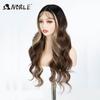 Noble Synthetic Lace Front Wig  28“ Highlight Honey Brown Body Wave Wig Cosplay Wigs For Women Wig Lace Front Wig Synthetic