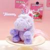 Jinnew Original Charming Plush Unicorn Keychain Colorful Stuffed Accessory Animal