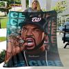 Legend Star Hip Hop Art Rapper Soft Plush Blanket,Flannel Blanket Throw Blanket for Living Room Bedroom Bed Sofa Picnic Cover