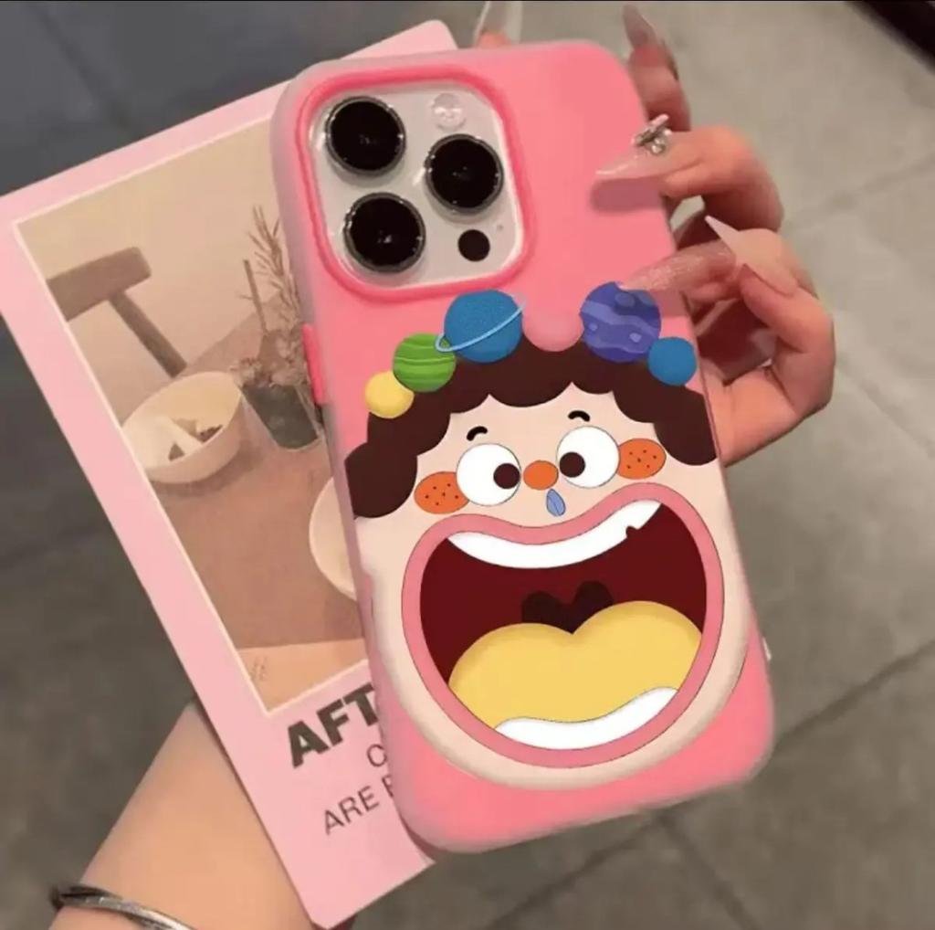 Cartoon Großer Mund für Phone16promax für Apple 14pro Wird Nicht Gegen Die Handyhülle Stoßen 15 Neues Modell 13 Voll