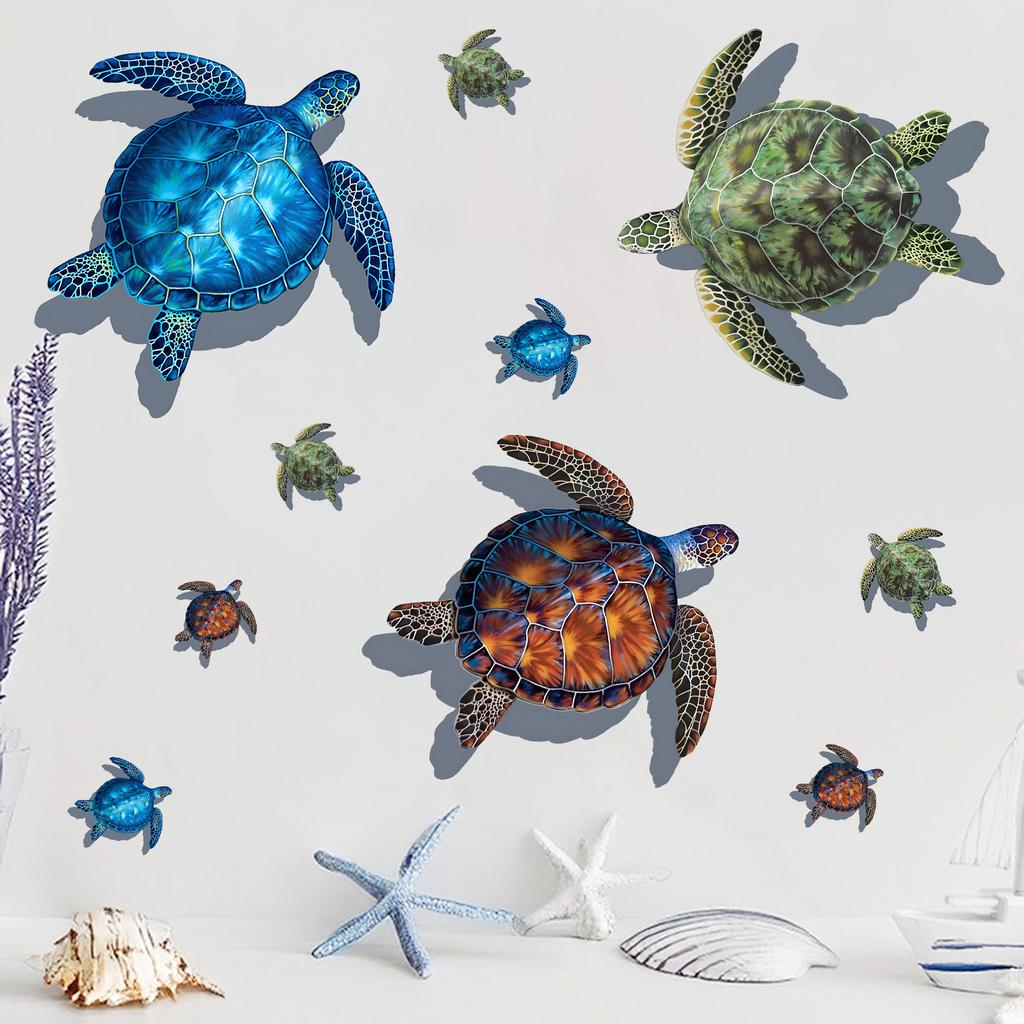 Turtle Self-adhesive Bathroom Bedroom Entrance Sticker