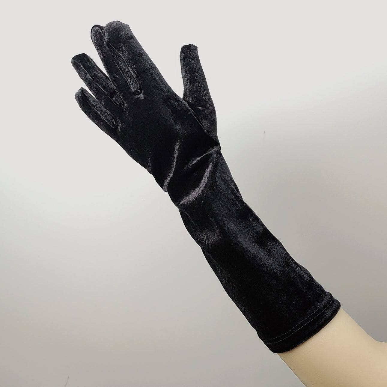 

Mid Length Warm Retro Ball Performance Dress Gloves 35CM