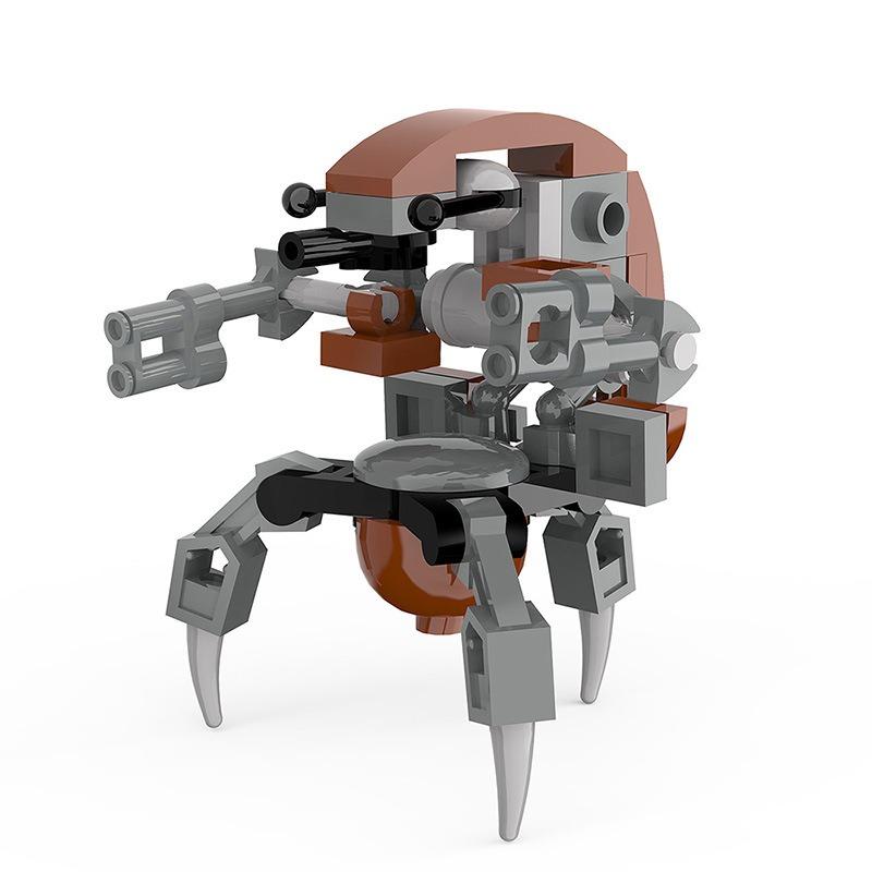 

Space Movie Droidekas Platoon Attack Blocks Toys Set Collectible Destroyer Robot Machine Hobbies Ideas Bricks for Kids Adults