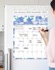 Countdown Calendar Decorative Magnetic Fridge Sticker Magnetic Calendar Orange Monthly Calendar For Kitchens Home Metal Surface