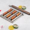 Stainless Steels Hot Dog Roller Sausage Roller BBQ Sausage Roller Rack Anti Scald Barbecue Sausage Roller 6 Roller