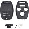 3+1 Buttons Replacement Key Fob Cover Case fit for Honda 2003-2012 Accord 2006-2013 Civic EX 2009-2015 Pilot 2005-2006 CR-V Ridgeline Odyssey Keyless
