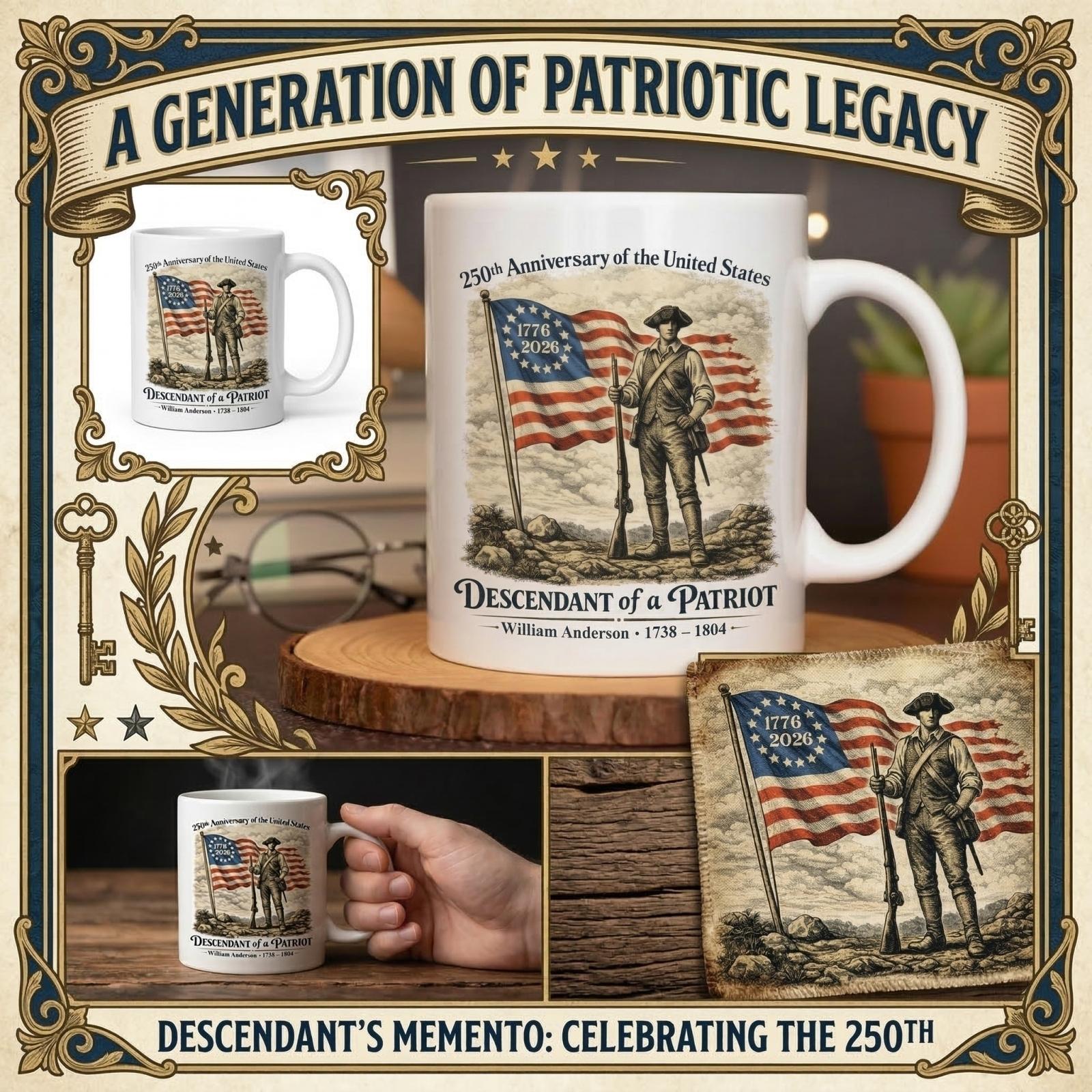 

Памятная кружка к 250-летию Соединенных Штатов Америки One Size