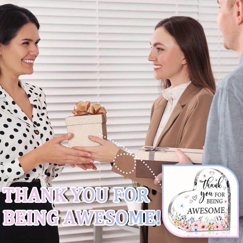 Thank You Inspirational Gift. Keepsake for Coworkers, Nurses, Teachers & Friends.