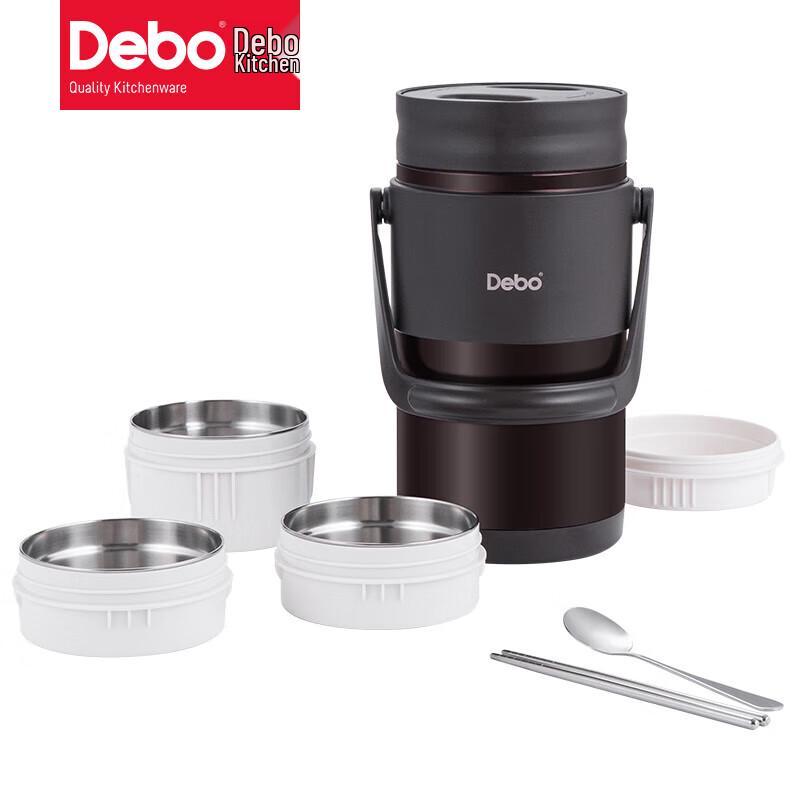 Debo Mirna 4-Layer Insulated Stainless Steel Lunch Box