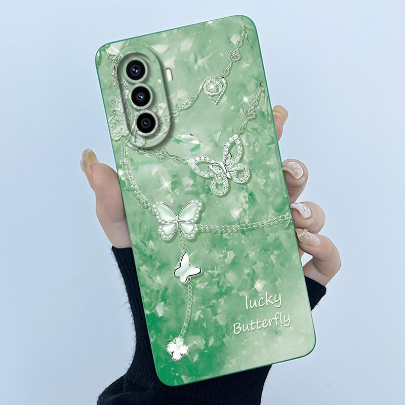 For Huawei Nova Y70 Plus Phone Case Fashion Simplicity flower Soft Matte Silicone Shell For Huawei Nova Y71 Y70 Y 70+ Back Cover