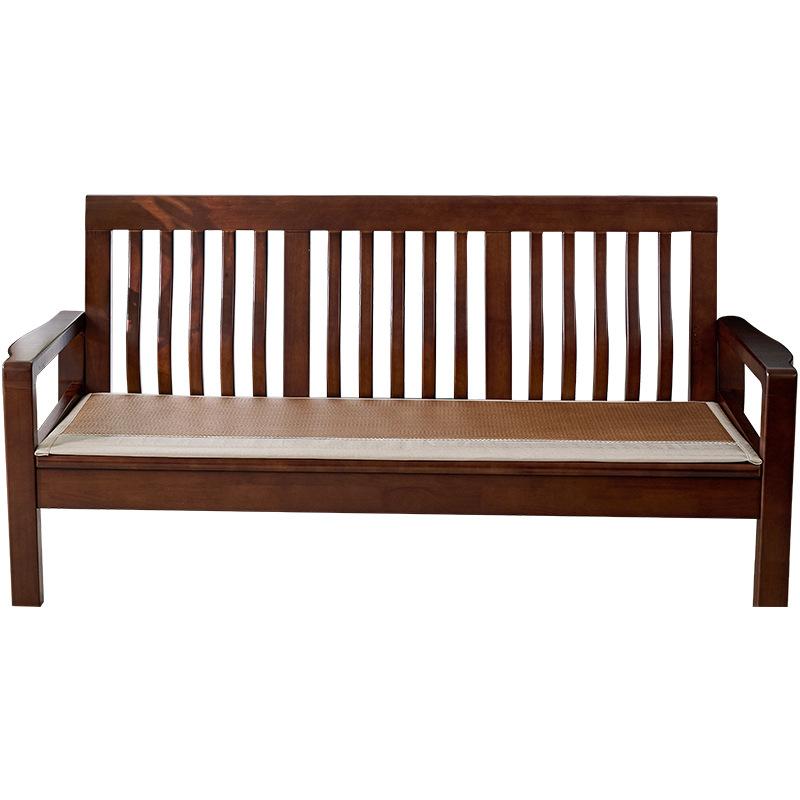 Chinese Style Rosewood Sofa Mat Summer Summer Non-Slip Ice Silk Rattan Cushion Sofa Cover Cloth