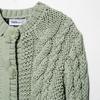 European & American Style Floral Button Women's Knit Cardigan - Soft & Cozy, Short Design for Early Spring 2025.