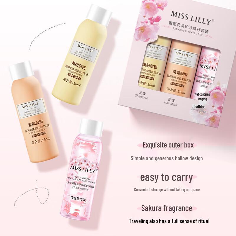 MISS LILLY Travel Hair & Body Care Set