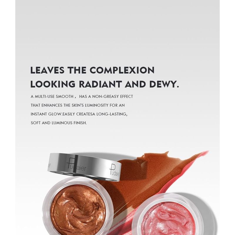 Pudaier - Crystal Liquid Highlighter & Blusher - 10 Colors