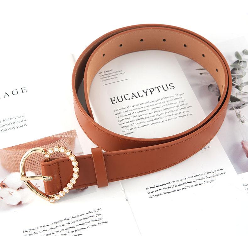 

И Универсальный Пояс Для Похудения С Металлической Пряжкой Пояс В Сочетании С Джинсами И Платьем верблюд