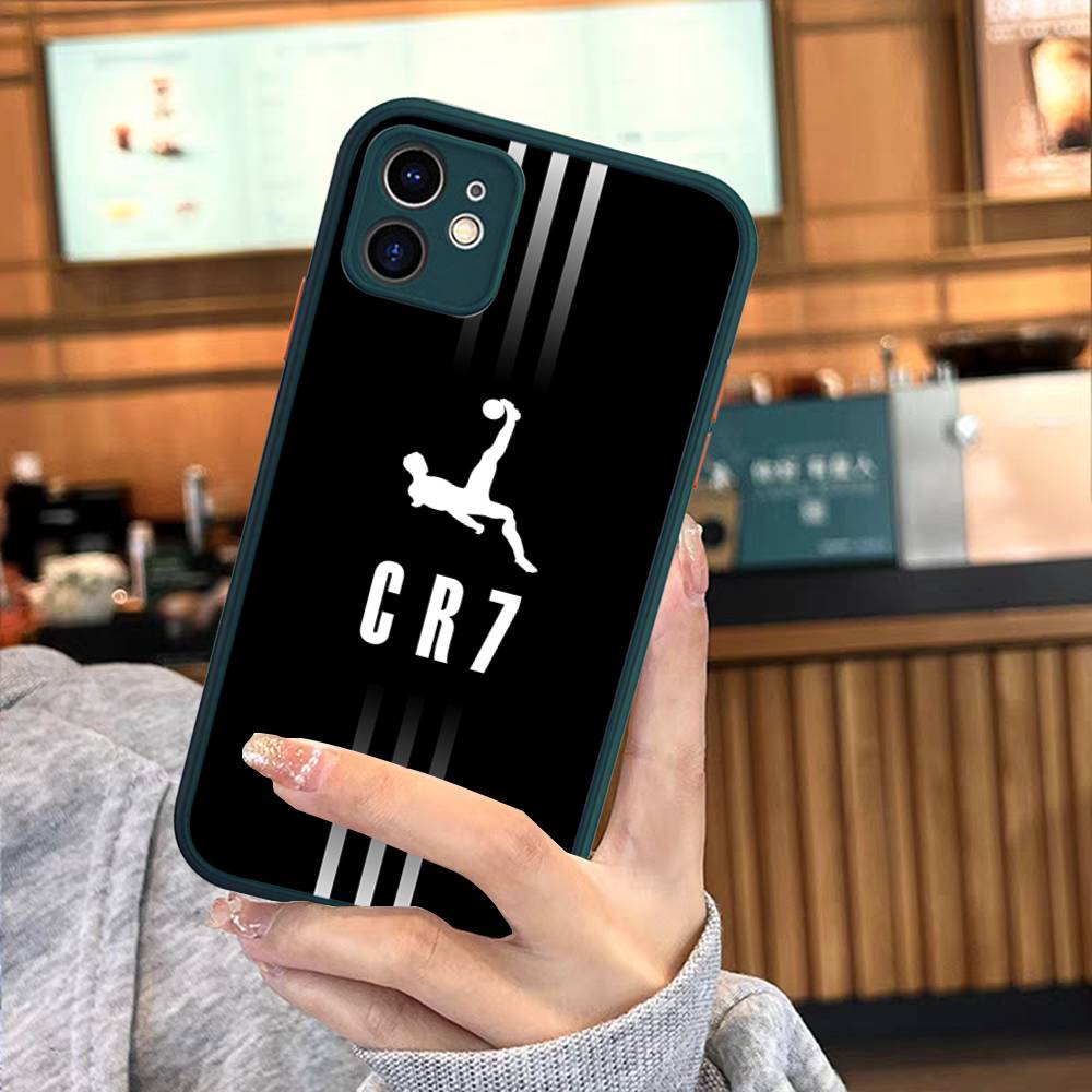 Famous Football Players C-CR7 For Silicone Matte Phone Case For iPhone 16 Pro Max 15 14 13 12 11 X XS MAX
